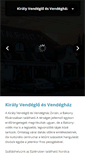Mobile Screenshot of kiralyvendeglo.hu